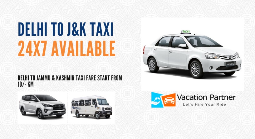 Delhi To J&K Taxi