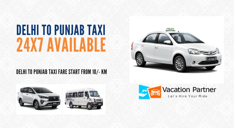 Delhi To Punjab Taxi